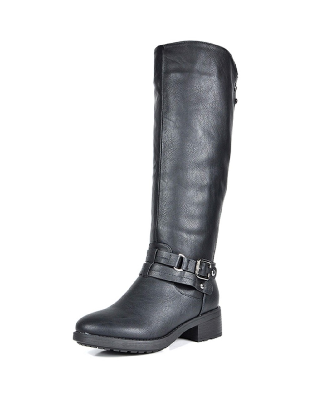 Dream Pairs Black Knee High Riding Boots